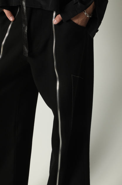 FAMILY REUNION WOOL ZIPPER PANTS