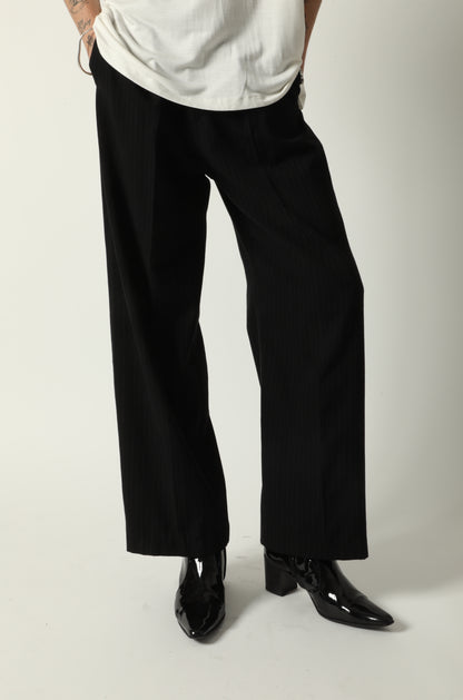 MERCER PINSTRIPE PLEATED PANTS