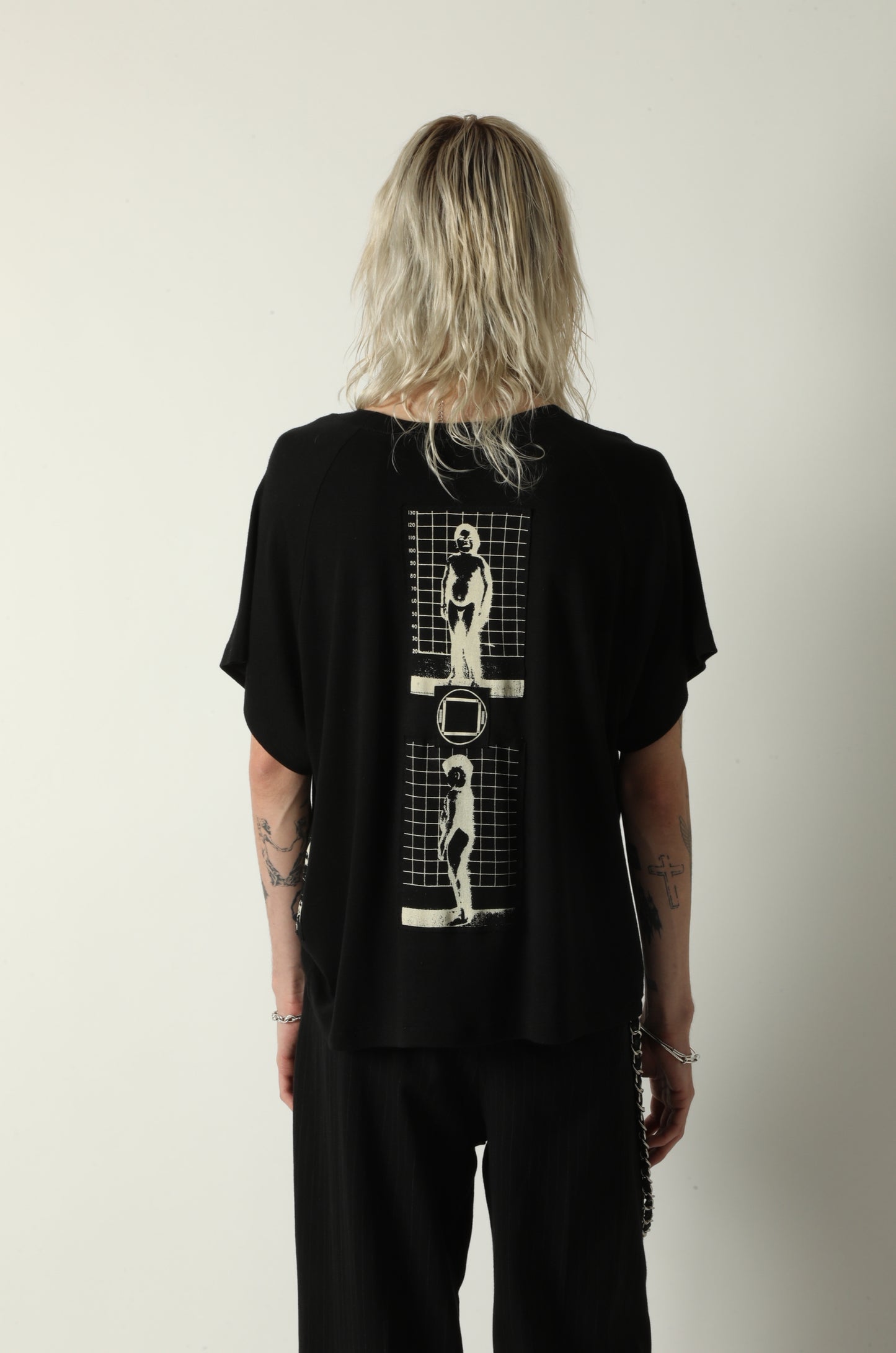 PERSECUTED FOR THOUGHT PATCHWORK RAGLAN T-SHIRT