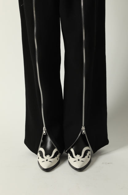 FAMILY REUNION WOOL ZIPPER PANTS