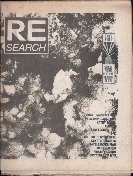 RE/SEARCH N.3 (1988)